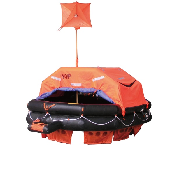 Throw-Over Type Inflatable Liferaft